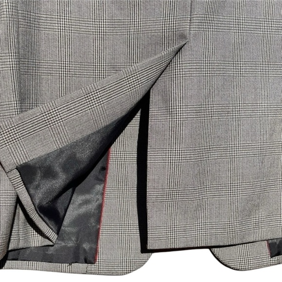 🌻Andrew Fezza Signature Gray "Cary" Sports Coat Jacket Blazer Size 44R - Picture 6 of 10